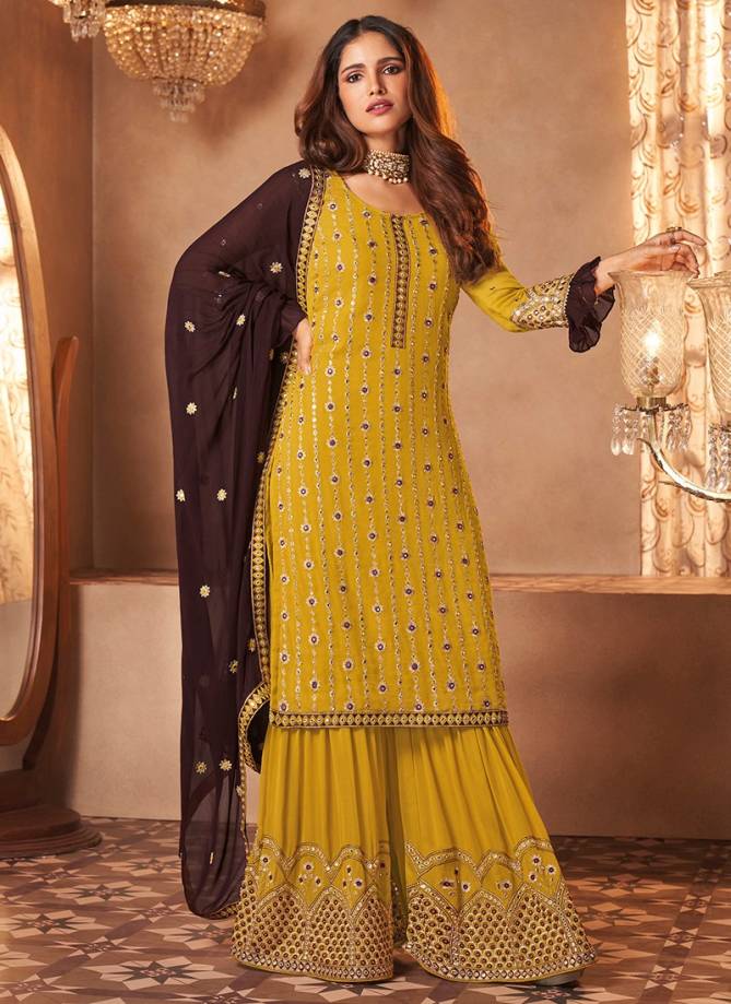 SAYURI INARA Heavy Festive Wear Designer Georgette Salwar Suit Collection